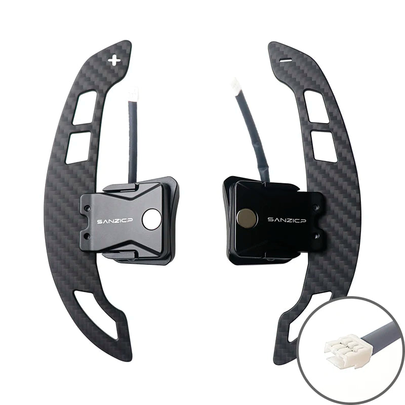Carbon fiber magnetic shift paddles suitable for Audi R8 Steering wheel TT TTRS
