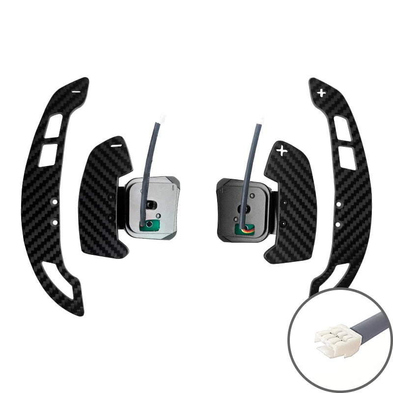 Carbon fiber magnetic shift paddles suitable for Audi R8 Steering wheel TT TTRS