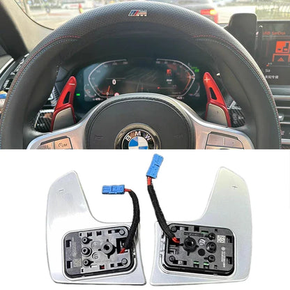 Steering Wheel Shift Paddle Shifter Extension for BMW 5 Series G30 7 Series G11 G12 X3 G01 X4 G02 F90 2017 2018 car styling