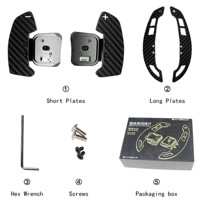 Carbon fiber magnetic shift paddles suitable for Audi R8 Steering wheel TT TTRS