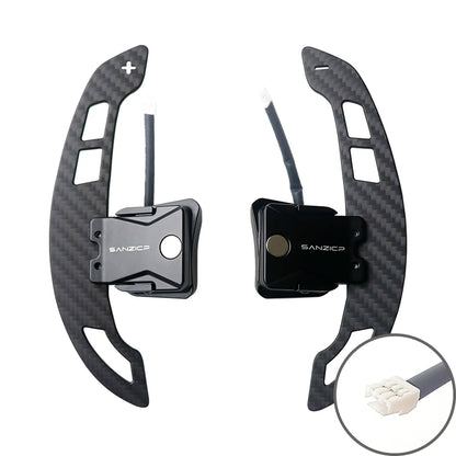 Carbon fiber magnetic shift paddles suitable for Audi R8 Steering wheel TT TTRS
