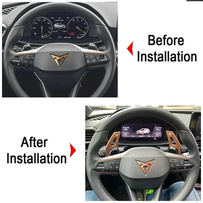 Shifter Paddles For Cupra Formentor 2019 Cupra Ateca Leon e-Hybrid 2020 2021 2022