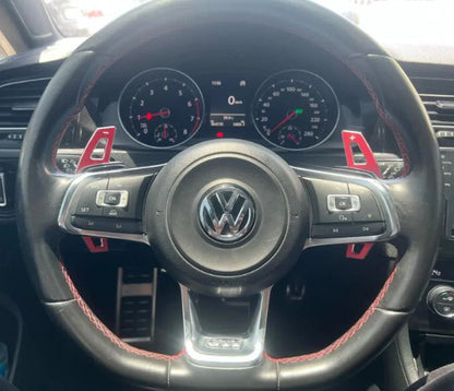 Car Steering Wheel Paddle Shift Extend Shifter Sticker For VW Golf 7 GTI MK7 GTE GTD RLINE Volkswage POLO Scirocco Sagitar GLI