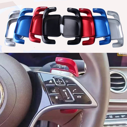 Paddle Shift For Mercedes-Benz C/E/S-Class W206 S206 X206 W213 S213 C238 A238 W223 Steering Wheel Paddle DSG Shifter Stickers