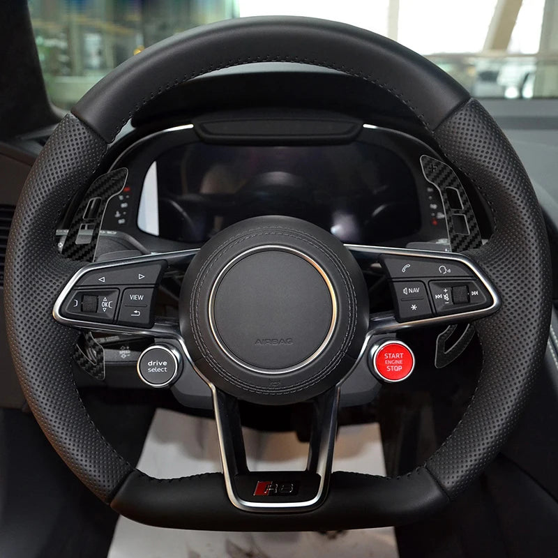 Carbon fiber magnetic shift paddles suitable for Audi R8 Steering wheel TT TTRS