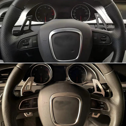Car Steering Wheel Shift Paddle Shifter Extension for Audi A1 A7 A3 A4 A5 A6 A8 S4 S5 S6 S8 RS4 RS5 RS6 Q5 R8 Q7 TT TTS 2012-16