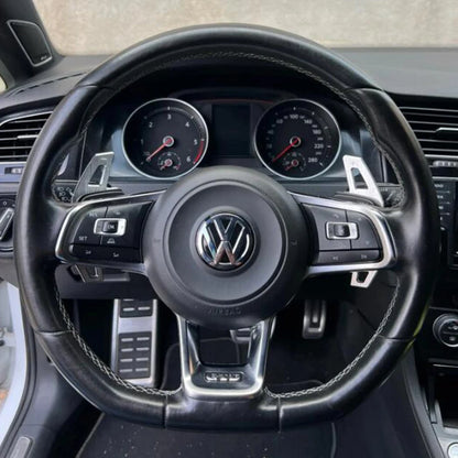 Car Steering Wheel Paddle Shift Extend Shifter Sticker For VW Golf 7 GTI MK7 GTE GTD RLINE Volkswage POLO Scirocco Sagitar GLI
