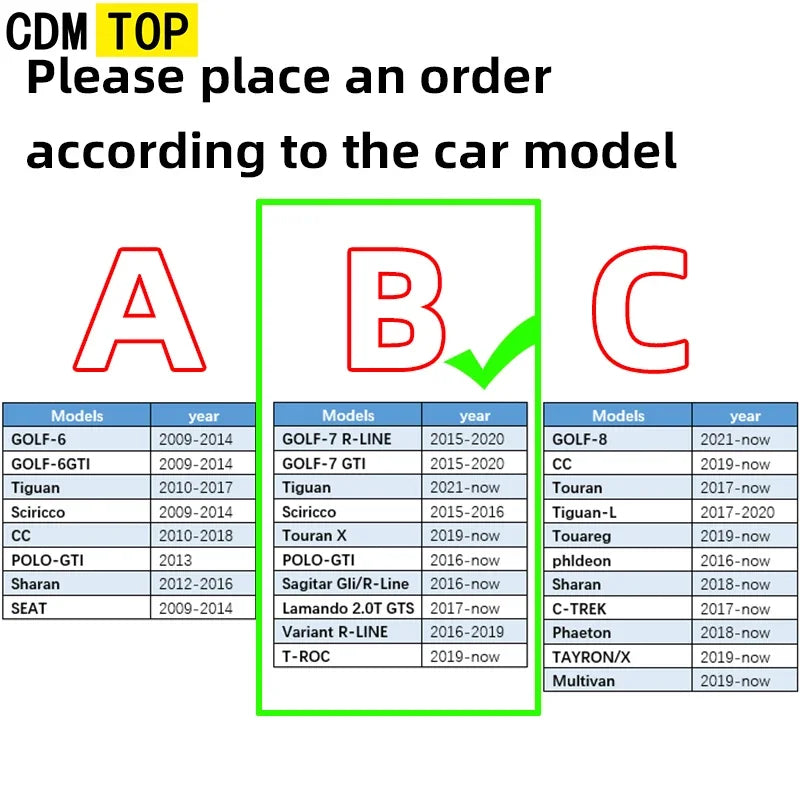 For VW Golf 7 7.5 GTI Tiguan Sciricco Touran X Sagitar POLO Lamando Variant R Volkswagen paddle shift Extension accessories