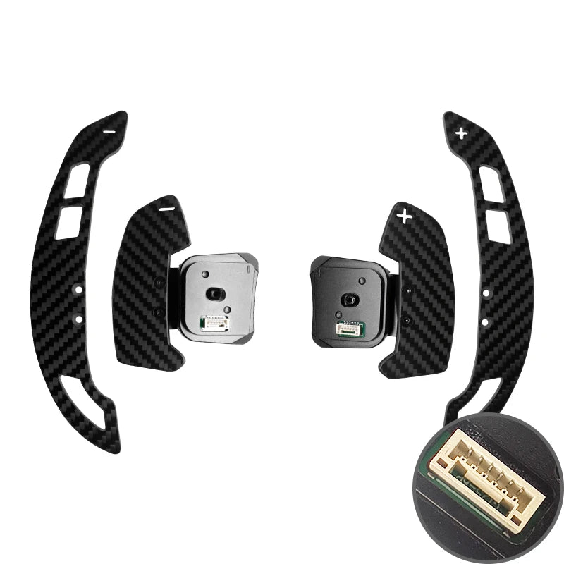 Carbon fiber magnetic shift paddles suitable for Audi R8 Steering wheel TT TTRS