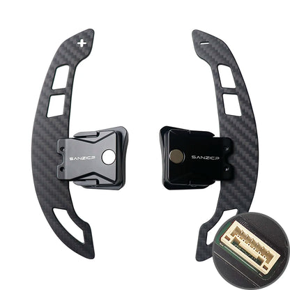 Carbon fiber magnetic shift paddles suitable for Audi R8 Steering wheel TT TTRS