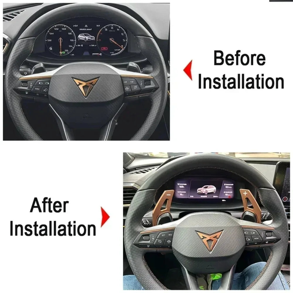 Shifter Paddles For Cupra Formentor 2019 Cupra Ateca Leon e-Hybrid 2020 2021 2022