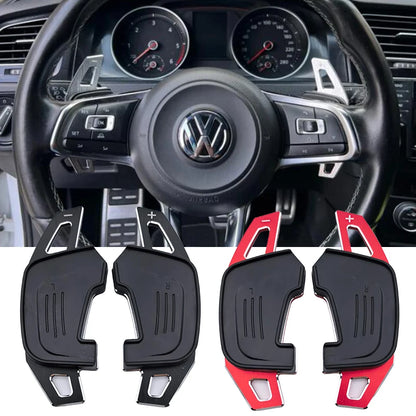 Car Steering Wheel Paddle Shift Extend Shifter Sticker For VW Golf 7 GTI MK7 GTE GTD RLINE Volkswage POLO Scirocco Sagitar GLI