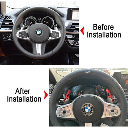 Steering Wheel Shift Paddle Shifter Extension for BMW 5 Series G30 7 Series G11 G12 X3 G01 X4 G02 F90 2017 2018 car styling